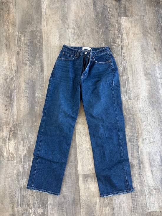 Abercrombie & Fitch Denim - Abercrombie & Fitch Men's Deep Blue Straight Jeans